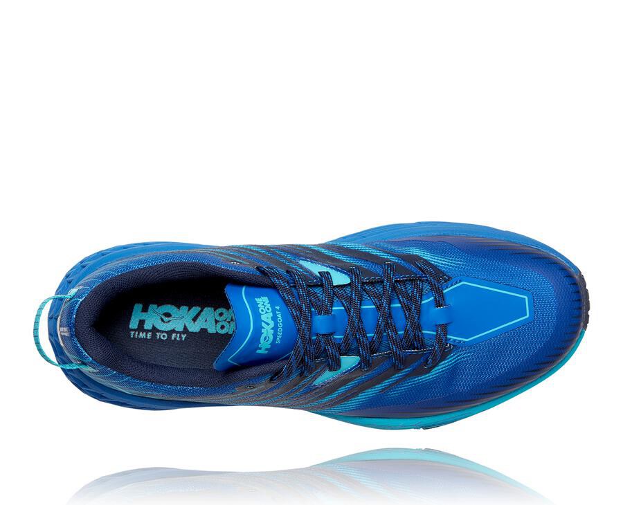 Hoka One One Speedgoat 4 Trailskor Herr - Blå - OUPEC-0719